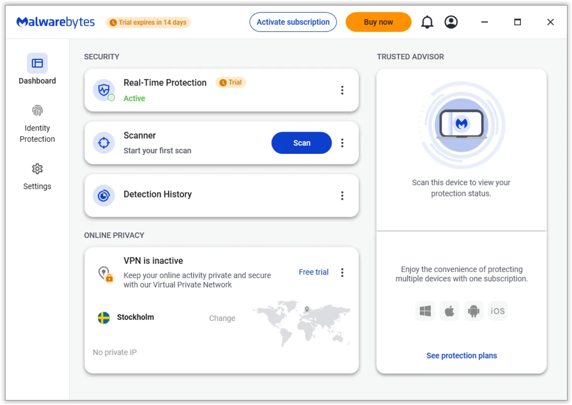 Malwarebytes Screenshot