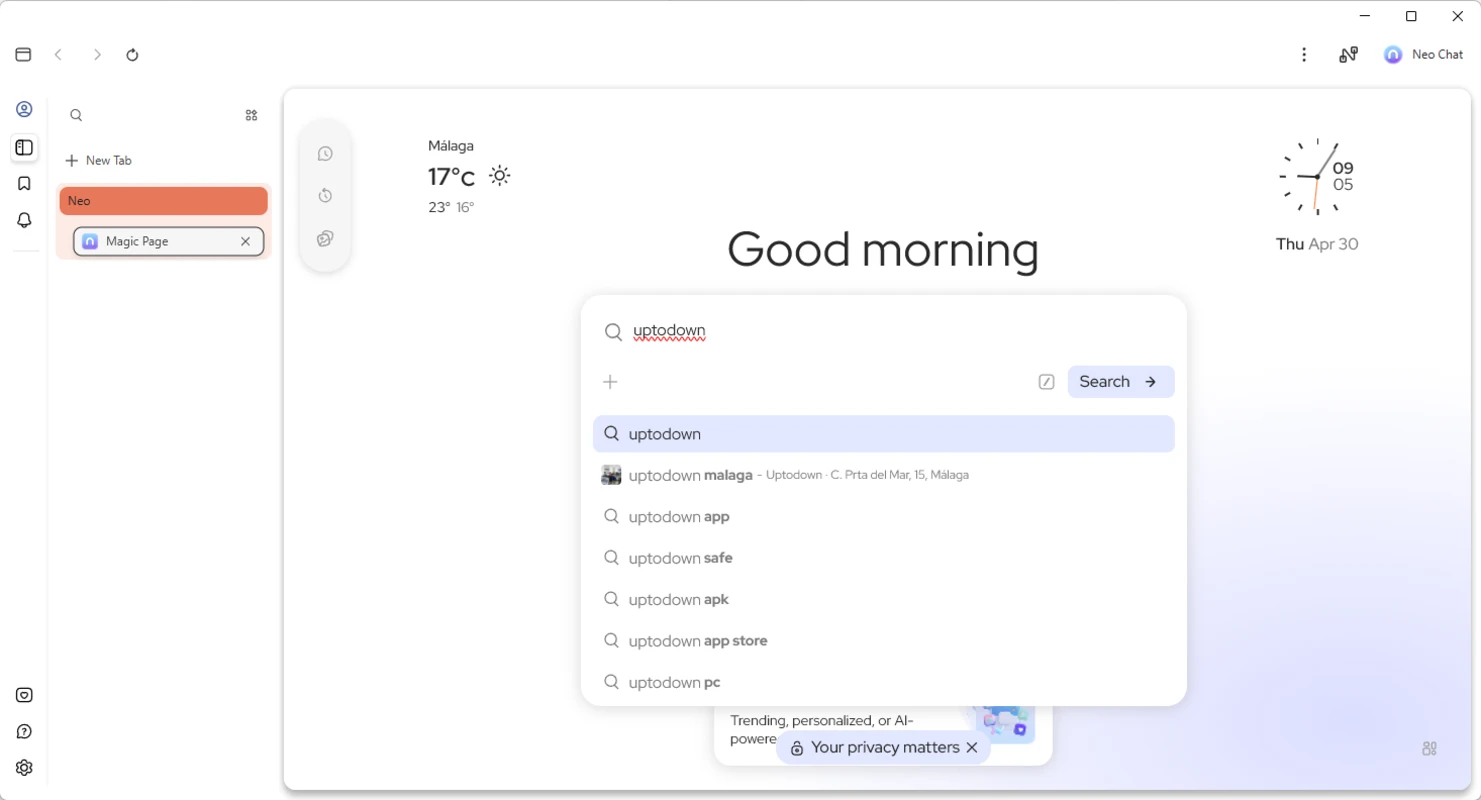 Norton Neo – AI Browser Screenshot