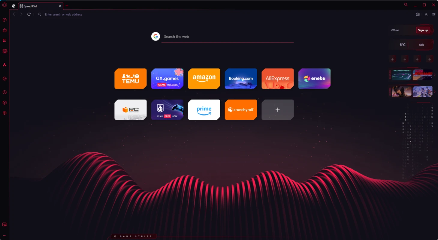 Opera GX Screenshot 2