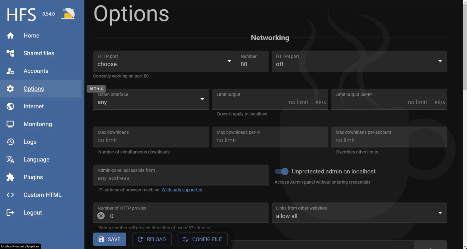 HFS – HTTP File Server Screenshot 2